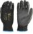 12 PAIRS Men Work Gloves – Lightweight Grip Gloves for Work Available In 4 Sizes – Polyurethane Rubber Coated Gloves – Touchscreen Tactical Gloves Ideal for General Duty Work – Medium