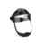 Sellstrom DP4 Face Shield – Lightweight Mask with High Impact Chin Guard, Crown & Ratchet Headgear for Work, Grinding, Cutting – ANSI Z87.1 – Anti Fog Polycarbonate Window