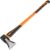 Chopping Axe, Hand Axe, Camp Hatchet for Splitting Kindling and Chopping Branches, Wood Chopping Axe 5.5 lb with 36-in Fiberglass Handle (L)