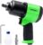 Air Impact Wrench 1/2 Inch Square Drive Heavy Duty 880 ft-Lbs Max Loosening Torque Output Pneumatic Impact Wrench Twin Hammer 7800RPM for Automobile Repair