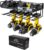 Heavy Duty Tool Organizer, 16″W x 7.48″H x 5.51″D, 4 Wall Mount Anchors, 3.95″ Between Slots, Sturdy Steel Construction, Ideal for Power Tools
