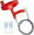 25 Feet Plumbing Snake Drain Auger, Drain Clog Remover, Sink Snake Pipe Drain Cleaner for Bathroom Kitchen Sink, Shower Drain, Sewer Tool, Come with Gloves