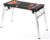 Rengue Multifunctional Folding Work Table, Portable Work Benches with 7 Modes as Workbench, Sawhorse, Scaffold, Hand Truck and More with 4 Wheels