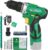 Cordless Drill Set, 12V Power Drill Driver with 1 Battery and Charger, 3/8″ Keyless Chuck, 2 Variable Speed, 15+1 Torque Setting Electric Drill, Drill Driver Kit for Home and DIY Project