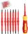 7 in 1 Insulated Screwdriver Set Magnetic Screwdriver Tool Kit Electrician Multifunctional Interchangeable Chrome Vanadium Screwdrivers New Handle Electrician Soft-Grip