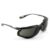 3M Safety Glasses 11873-00000-20, Virtua CCS, ANSI Z87, Anti-Fog, Gray Lens, Black Frame, Corded Ear Plug Control System, Removable Foam Gasket