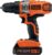 BLACK+DECKER 20V MAX Cordless Drill Driver with Battery and Charger, LED Work Light (LDX220C)