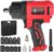 1/2 Inch Air Impact Wrench, Max Torque 1560 ft-lbs, lightweight 4.4 lb Design, Air Impact Gun Includes 11 Pcs CR-V Steel Impact Socket Set and Storage Case, Twin Hammer 8000RPM for Automobile Repair