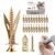 Drywall Anchors and Screws kit Self Drilling Drywall Anchors,2024New Drywall Screws and Anchors with Door Hinge Repair Tool Easy for Fixing Garden Statues,Patio Furniture,Garden Decor(1.18IN,20pcs)