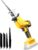 Cordless Reciprocating Saw for DEWALT 20V Max Battery, Brushless Motor Variable Speed 0-3500 SPM, Tool-free Blade Change, AODERTI Recipro Sawzall with 4 Saw Blades for Wood/Metal Cutting (Tool Only)