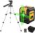 Laser Level with Tripod, Self-Leveling Green Beam Horizontal and Vertical Cross-Line Laser for Home Decoration Carrying Pouch, Battery Included