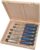 IRWIN Marples Chisel Set for Woodworking, 6-Piece (M444SB6N), Blue