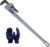 48 Inch Aluminum Pipe Wrench, 8″/200mm Adjustable Jaw Capacity, Heavy Duty Straight Handle Plumbing Wrenches Plumbers Tool, Exceed the Standard GGG (48-INCH)