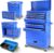 Rolling Tool Chest, 8-Drawer Rolling Tool Chest with Wheels, Large Tool Cabinet with Drawers, Mobile Steel Tool Storage Organizer with Lock&Liner for Warehouse, Workshop