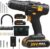 20V Cordless Drill, Power Drill Set with 2 Batteries and Charger,3/8-Inch Chuck Electric Drill Kit with 24-Torque Setting, Drill Driver Bits and Tool Bag Included…