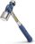 ESTWING Ball Peen Hammer – 24 oz Metalworking Tool with Forged Steel Construction & Shock Reduction Grip – E3-24BP