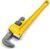 14-Inch Heavy Duty Adjustable Pipe Wrench, Plumbing Hand Tool, Yellow 980914