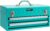 Amazon Basics 2-Drawer Steel Organization Chest – Turquoise Powder Coated Finish, 18.11 x 8.66 x 9.45 inches