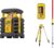 Stabila LAR350 Fully Self-Leveling Rotary Laser 9-piece Kit Interior/Exterior Horizontal, Vertical Levelling, Dual-Slope, Section Mode, LED Assist, Manual Alignment, Motion Control and Plumb Lines