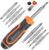 Amartisan 18-in-1 Multi-bit Screwdriver Set Tool All in One, Portable Multi-Purpose Screwdriver, Slotted/Philips/Pozi/Torx/Square,Nut Driver