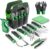 KHETI Garden Tools Set for Gardening – 11 Pieces 2mm Heavy Duty Stainless Steel Includes Spade Shovel Perfect for Digging and Gardening, Garden Tool Kit, Ideal Gardening Tools for Women and Mothers