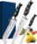 Brewin Professional Kitchen Knives, 3PC Chef Knife Set Sharp Knives for Kitchen High Carbon Stainless Steel, Japanese Cooking Knife with Gift Box