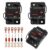 150 Amp Circuit Breaker 12V-48V 3 Pack with Manual Reset for Boat Trolling Motor Marine ATV Trailer Vehicles Stereo Audio Electronic Battery Solar System Waterproof Circuit Breaker