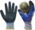 Durable Gardening Gloves for Men, Heavy Duty Nitrile Garden Gloves, Double Coated Work Gloves, Cut Resistant, Puncture Proof, Water Resistant, Touch Screen (Medium)