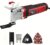 NEWONE Oscillating Tool 4 Amp Oscillating Multi-Tool Kit with 4° Oscillation Angle,6 Variable Speed with 5-piece Electric Multitool Blades & Box