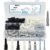 Dry Wall Anchors and Screws Kit, 200PCS Self Drilling Wall Anchors and Screws for Drywall,Sheetrock,Hollow Door,Plaster Wall – Zinc Metal & Nylon Plastic Assortment Drywall Anchors and Screws Kit