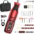 Cordless Rotary Tool Kit, 8V Cordless Die Grinder 146pcs Accessories, 32000RPM 5-Speed Multi Power Carving Tools, 2.0Ah Rechargeable Battery, for Sanding, Polishing, Engraving, Drilling, Cutting, DIY