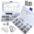 830pcs Set Screw Assortment Kit, Standard SAE + Metric Allen Head Socket Hex Grub Set Screws, Stainless Steel Set Screws for Bathroom Fixtures, Door Handles (M3-M8, 1/8″-40 to 5/16″-18)