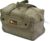 Waxed Canvas All Purpose Military Style Duffle Bag, Water-Resistant, Adjustable Strap, Fully Lined, Double Zipper Closure, heavy Duty, Olive Green