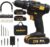 21V Cordless Drill with 2 Batteries and Charger,3/8-Inch Keyless Chuck Power Drill Set,2 Variable Speed Electric Drill Driver, 19 Torque Setting with Drill/Driver Bits…