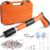 Manual Mini Steel Nail Gun 5 Gears Power Adjustable Wall Nail Guns for Ceiling，Manual Steel Nails Gun Tool, Concrete Nail Gun, Mini Portable Nail Shooting Machine with 200 Nails (Nail Gun Set)