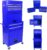 6 Drawer Rolling Tool Box and 2 Cabinet, Tool Chest with Wheels and Key Lock, for Workshops, Warehouses, Repair Shops Rolling Tool Chest, Blue