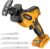 Cordless Reciprocating Saw for DeWalt 20V Battery, 3 Variable Speed 0-3500 Brushless Recipro Saw, Tool-free Blade Change, 4 Saw Blade Potable Recipro Saw kit for Wood/Metal/PVC Cuts – Tool Only