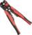 Amazon Basics Self-Adjusting Wire Stripper, Black/Red