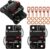 3 Pack 100 Amp Circuit Breaker Manual Reset Car Marine Trolling Motors Boat ATV Manual Power Protect for Audio System Fuse 12V-48VDC