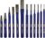 IRWIN Chisel Set, Chisel and Punch, 12-Pack with Various Sizes, Tempered for Durability, Great for Woodworking (IRHT82529)