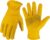 Leather Work Gloves for Men & Women, Reinforced Durable Gardening Gloves,Cowhide Work Gloves,Puncture & Cut Resistant