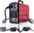 ARCCAPTAIN 130A MIG Welder, 110V Flux Core MIG Welder/Lift TIG/Stick 3 in 1 Welding Machine with Synergy, IGBT Inverter Portable Gasless Welder Equipment with Welding Gun and 2lb Welding Wire