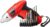 25-Piece Electric Screwdriver Set – Cordless Drill with LED Work Light, Automatic Spindle Lock, and Screw Driver Bits by Stalwart (Red)