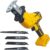 Cordless Reciprocating Saw for DeWalt 20V Battery, Brushless Power Recipro Saw, 0-3500SPM Variable Speed, Tool-free Blade Change, 4 Saw Blades Kit for Wood/Metal/PVC Cutting, Bare Tool