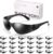 24 Pack of Tinted Safety Glasses (Protective Safety Sunglasses) Ploycarbonate Dark Smoke Lenses for UV Protection, Scratch & Impact Resistant, Perfect for Construction, Outdoor Work, Shooting and More