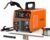 135A Flux Core MIG Welder 110V 3-IN-1 MIG/ARC/Lift TIG Welding Machine IGBT DC Inverter Gasless Welder Synergy Welding Machine with 1 Pounds Welding Wire and MIG Torch