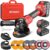 AOBEN Cordless Angle Grinder 4-1/2 inch, 21V Battery Grinder Tool, Power Electric Grinders, Brushless Motor, 2×4.0Ah Battery & Fast Charger, for Cutting, Griding, Polishing