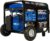 DuroMax XP13000HX Dual Fuel Portable Generator – 13000 Watt Gas or Propane Powered – Electric Start w/ CO Alert, 50 State Approved, Blue