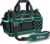 AIRAJ High-end Tool Bag,16 Inch Wide Mouth Tool Bag with Molded Hard bottom Base with 16 Pockets,Soft Rubber Handle, Adjustable Shoulder Strap,Waterproof Oxford Cloth…