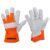Leather Work Gloves for Men – Heavy Duty Premium Split Cowhide Leather Palm Working Gloves for Construction, Equipment Operation, Demolition, Landscaping, & DIY Projects